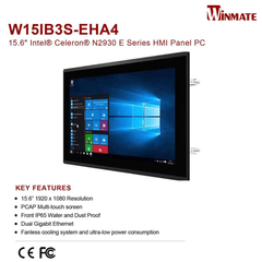[15.6 inch - W15IB3S-EHA4]  Màn hình cảm ứng HMI Winmate 15.6” 1920 x 1080 OS Options