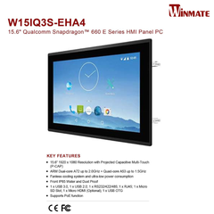 [15.6 INCH - W15IQ3S-EHA4] Màn hình cảm ứng HMI Winmate 15.6” 1920 x 1080 OS Android 9.0