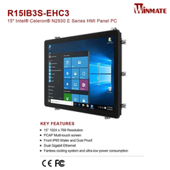 [15INCH - R15IB3S-EHC3] Màn hình cảm ứng HMI Winmate 15” 1024 x 768 OS Options