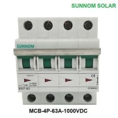 APTOMATMỘT CHIỀU MCB DC 3P 63A-750V SUNNOM