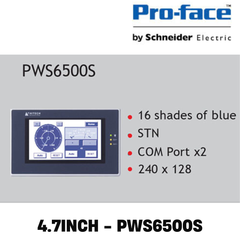 [4.7INCH - PWS6500S] Màn hình cảm ứng HMI Hitech 4.7 Inch Mono STN LCD