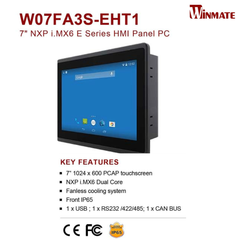 [7inch - W07FA3S-EHT1] Màn hình cảm ứng HMI Winmate 7” 1024 x 600 OS Options