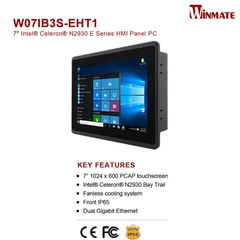 [7INCH - W07IB3S-EHT1] Màn hình cảm ứng HMI Winmate 7” 1024 x 600 OS Options