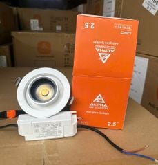Âm trần Spotlight lồi xoay 180 độ cao cấp CRI >95, bảo hành 2 năm