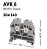 Cầu đấu dây Klemsan AVK 6 - 6 mm2