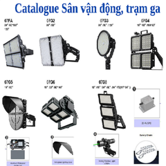 Catalogue chiếu sáng sân vận động - trạm ga