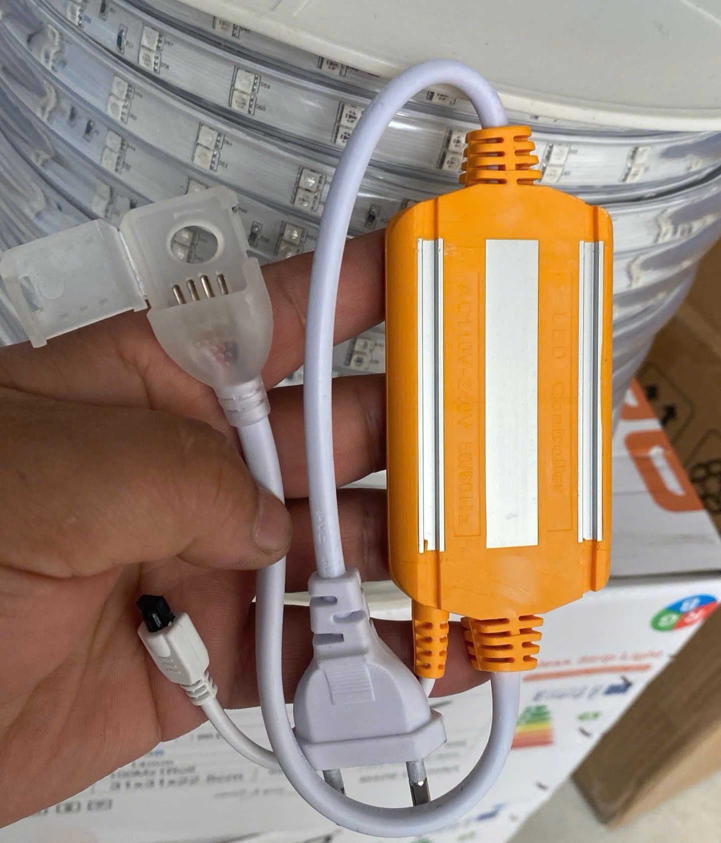 Led dây 5050 2 hàng led RGB cuộn 100m