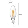 Bóng đèn led Edison - A60, C35, G45, G80, G95, G125, ST58, ST64, T45, T125, T185, T225, T300