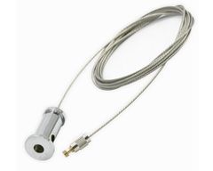 Dây cáp treo thả đèn + ốc vít + Đế