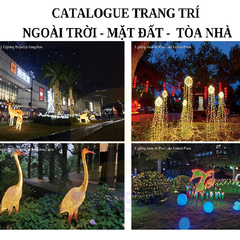 Catalogue chiếu sáng trang trí - ngoài trời - mặt đất - tòa nhà