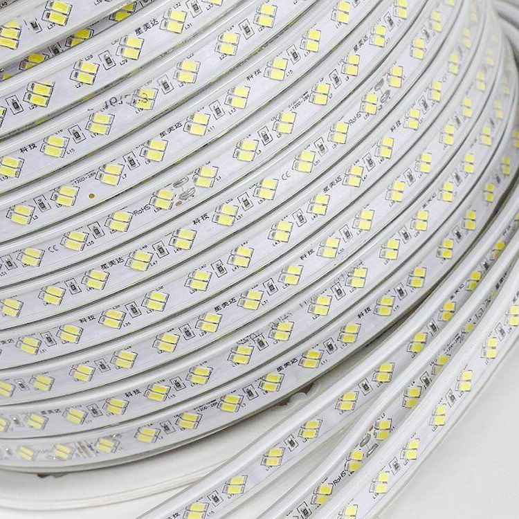 Led dây 5730 2 hàng bóng 220V cuộn 100m