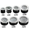 Đèn âm đất sân vườn chân đế IP68, inox khoét lỗ 3W, 6W, 9W, 12W, 15W, 18W, 24W