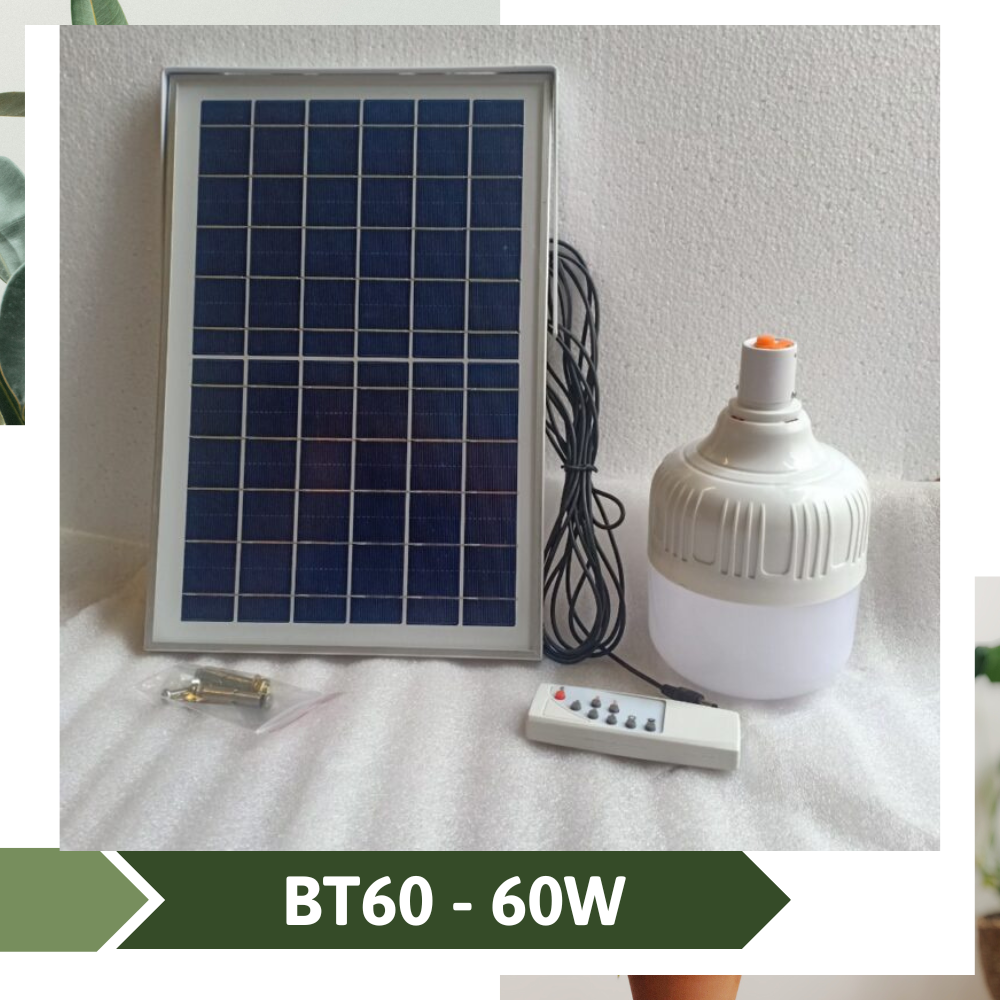Đèn Bulb Năng lượng Solar light Jindian BT60 - 60W