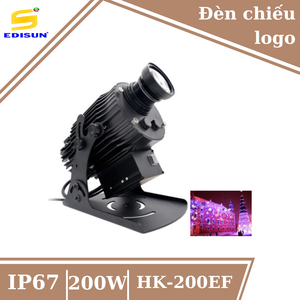 Đèn chiếu logo ngoài trời giá xưởng 200W HK-200EF