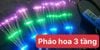 Led pháo hoa chùm 5 bông 450 led trong nhà - ngoài trời