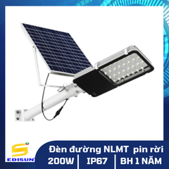 Đèn đường NLMT 200W, pin rời