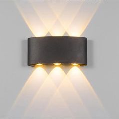 Đèn gắn tường ngoài trời 6 tia - 8 tia EDI-004