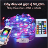 Led đom đóm 10m full màu DMX512 điều khiển App điện thoại và remote