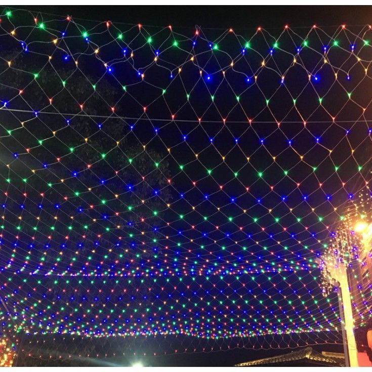 Đèn rèm Led lưới cá - Đèn led trang trí – EDISUN