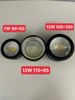 Đèn ống bơ đèn lon ốp nổi 12W - 100*100mm