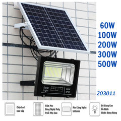 Đèn pha năng lượng Solarlight 60W, 100W, 200W, 300W, 500W