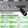 Đèn ray rọi nam châm siêu mỏng 12w