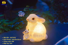 [THỎ] Đèn trang trí cảnh quan sân vườn - Chú Thỏ