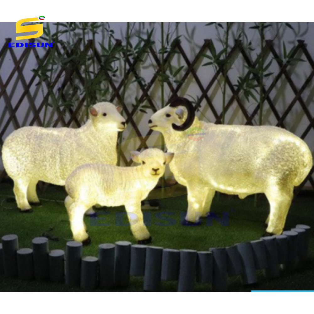 [CỪU TRẮNG] Đèn trang trí cảnh quan sân vườn - cừu trắng