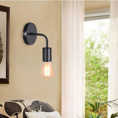 Đèn vách tay gập góc bo vuông
