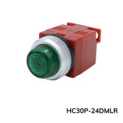 Đèn báo HC30P - 24DMLR  30Ø  - DC24/R,G,Y,Bu,W