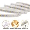 Led dây 2835 - 220V - 2 hàng led cuộn 100m không dây dẫn