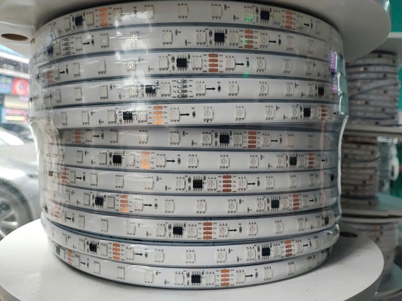 Led dây full màu 24V, 100m   IP68 , IP67, IP65chống nước