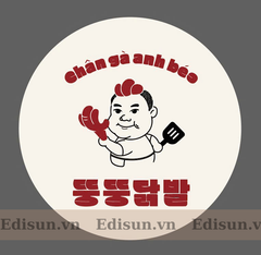 Đèn logo ngoài trời 100W - logo nhà hàng 