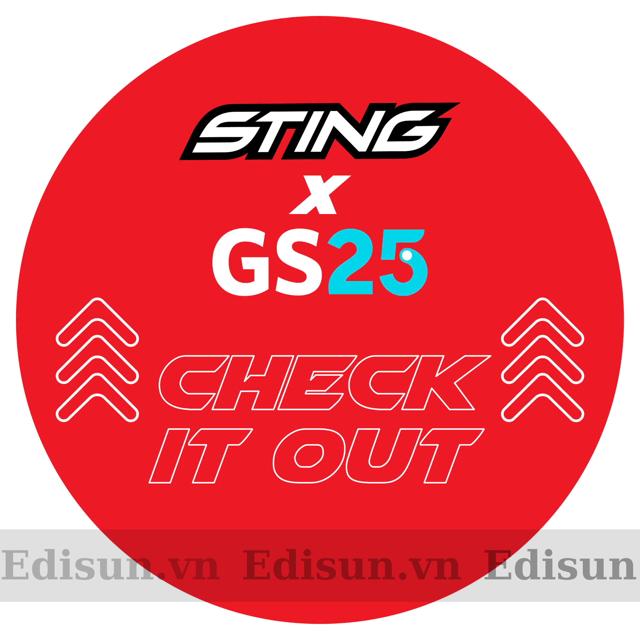 Đèn chiếu logo 35W - logo STING x GS25