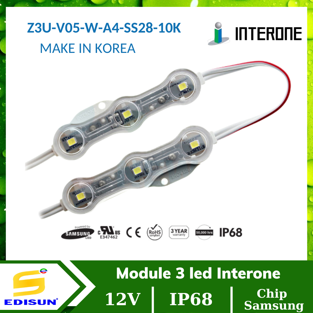 Module 3 led Interone Z3U-V05-W-A04-SS228-10K