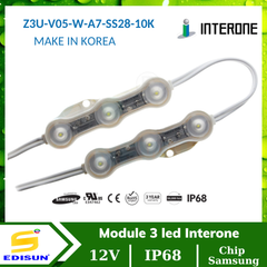 Module 3 led Interone Z3U-V05-W-A7-SS28-10K