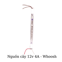 [WHOOSH] Nguồn điện cây, 12V 4A, XR-48C-12, Whoosh, hộp điện siêu mỏng