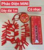 Dây pháo hoa nhựa - điện tử kết hợp đèn led có âm thanh