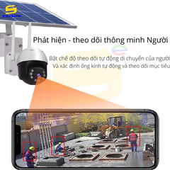 Camera Năng lượng mặt trời 4G, wifi suốt ngày đêm 24/7 ( Giảm 30%)