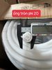 Ống silicon loại ống tròn 360 độ phi 16, 20, 24, 30, 36