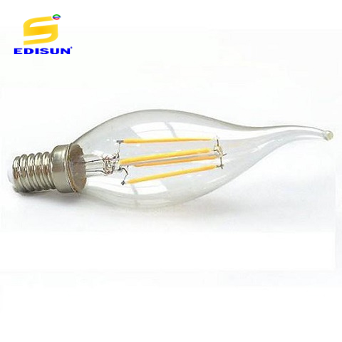 Đèn nhót râu C35 B đuôi E14 - 4W - edison