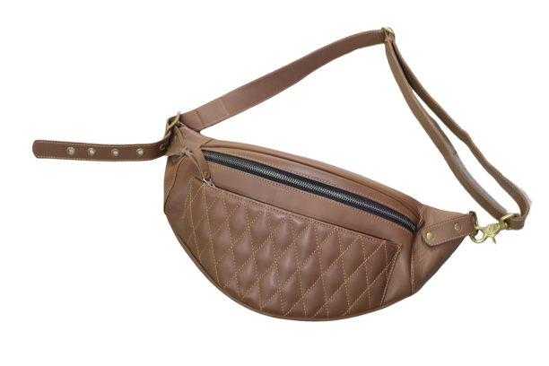 LEATHER BAG-RUSSET BROWN