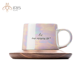 Tách trà sứ thủ công Tráng men Aurora