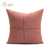 Gối vải nhung lì bề mặt nhấn nổi