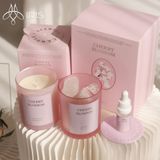 Cốc nến thơm thuỷ tinh mờ sáp thơm đậu nành