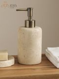 Bộ vệ sinh đá travertine màu nâu beige