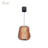 Đèn thả nhựa nâu