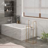 Giá treo khăn tắm kim loại bè mặt phun sơn tĩnh điện