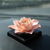 Đế nhỏ tinh dầu tạo hình hoa sen cam