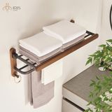 Giá để khăn tắm kèm thanh treo